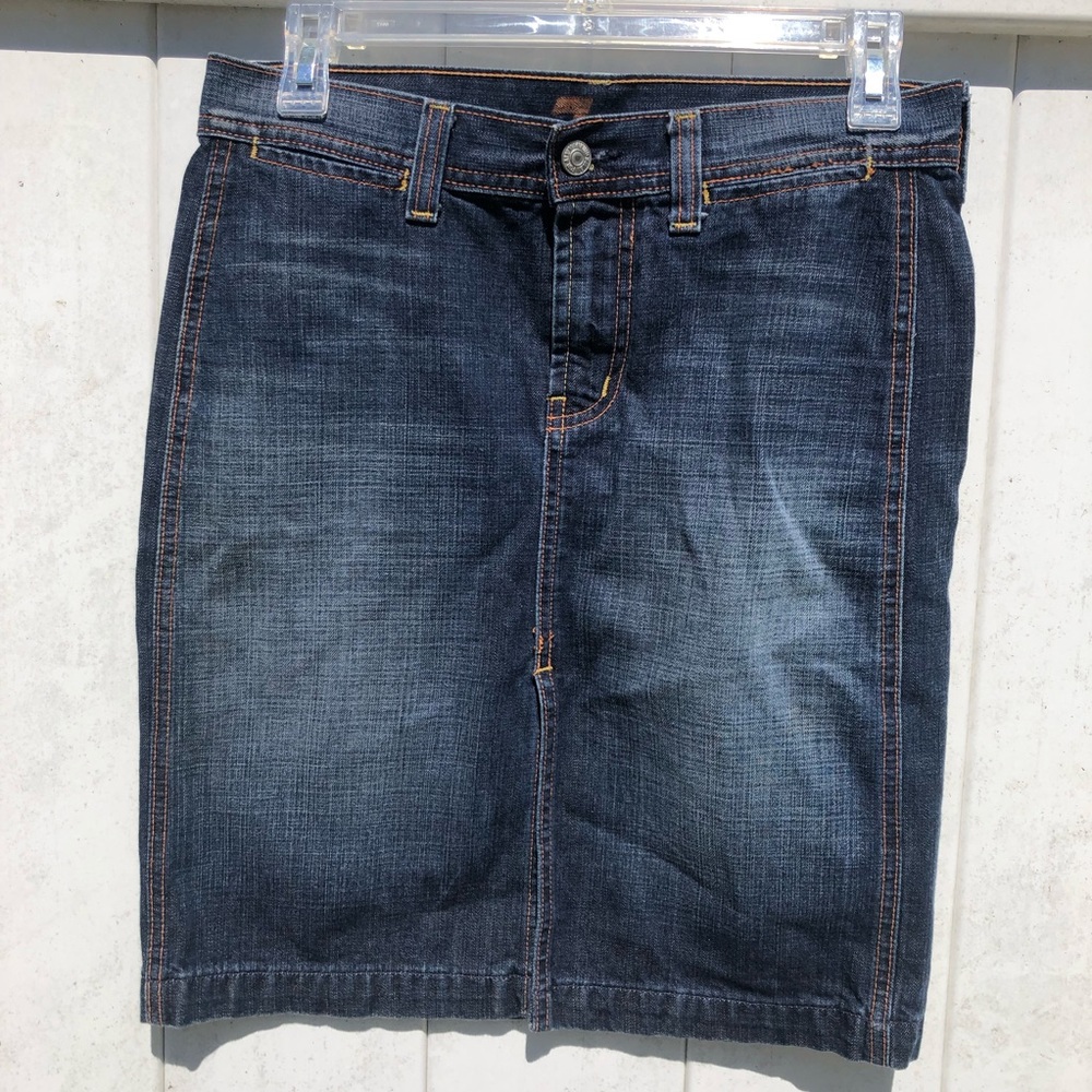 7 For all mankind Denim Skirt